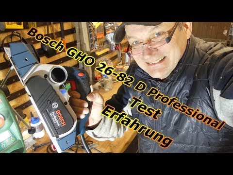 Bosch GHO 26-82 D Professional Electric Planer - Review and Test - Outtakes