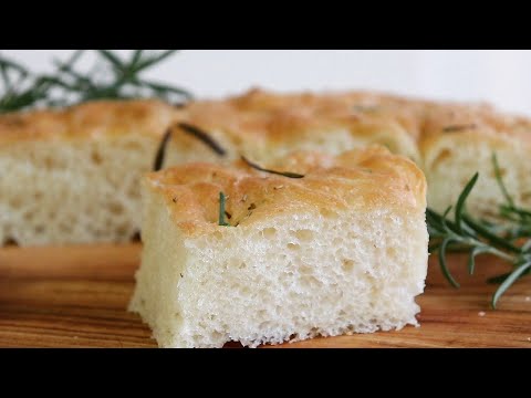How to make a delicious rosemary focaccia / eggless / no butter / no milk