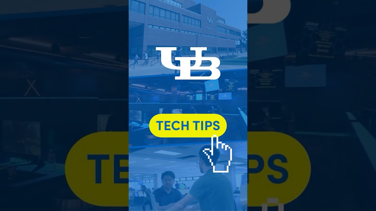 Watch a brief tutorial on connecting to UB Wi-Fi.