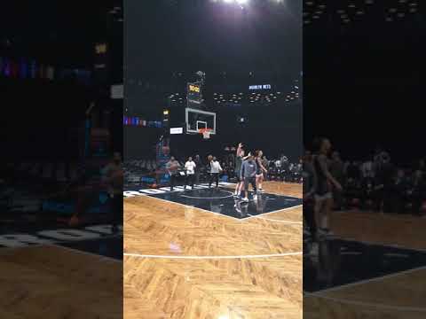 NBA player shooting practice from DJ Wilson