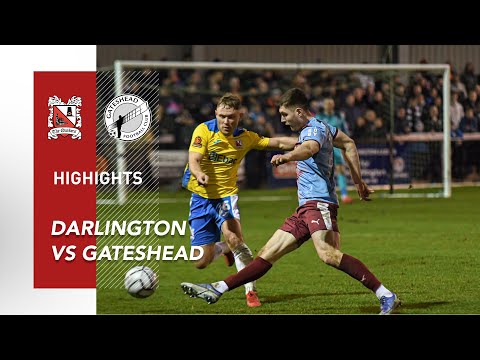 Darlington 1-3 Gateshead - National League North - 2021/22