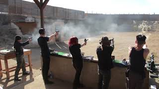 Goths with guns go crazy!