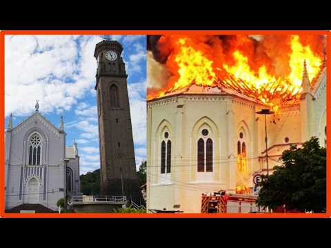 INCÊNDIO NA IGREJA MATRIZ DE FLORES DA CUNHA RS