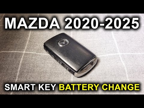 2020-2025 Mazda Smart Key Fob Battery Replacement. CX3, CX30, CX5, CX50, CX70, CX9, CX90, MX5.