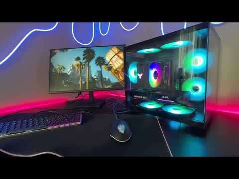 фото новый игровой компьютер с монитором. rtx 5060. ddr5 0