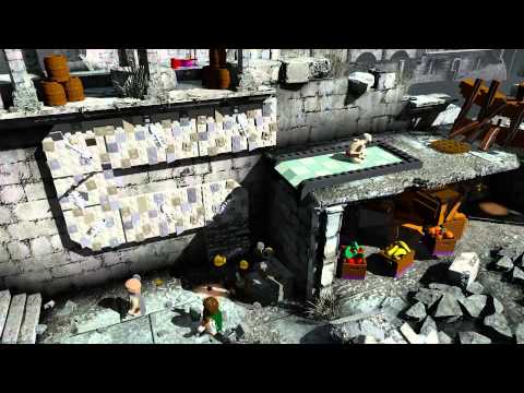 LEGO Lord of the Rings: Playthrough Part 12 - Saruman's End (Coop Gameplay)