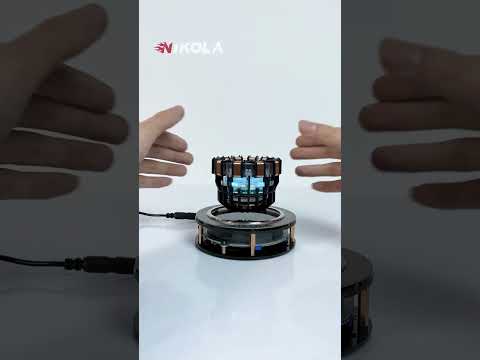 Lò phản ứng hồ quang Ark Reactor của Iron Man NIKOLATOY - Đèn LED, Cảm biến rung, Bay lơ lửng