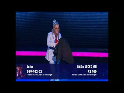 Jeckos knasiga finalnummer - Talang (TV4)