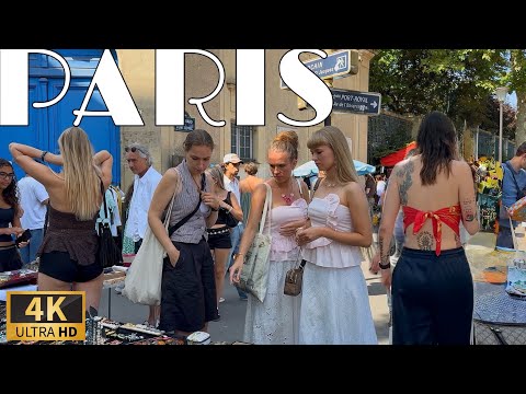 [🇫🇷Paris France 4K 120FPS Walking Tour] Paris Summer Walk  13/AUGUST/2025