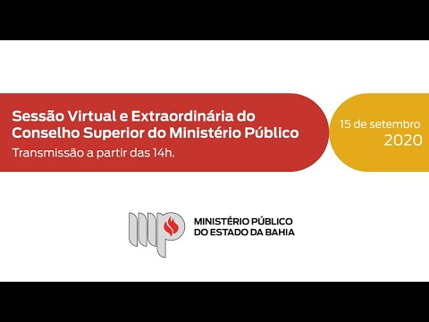 Sessão Virtual e Extraordinária do  Conselho Superior do Ministério Público