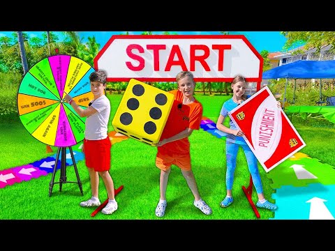 NON SCEGLIERE LA STRADA SBAGLIATA! SFIDA DEL TABELLONE MISTERIOSO GIGANTE!