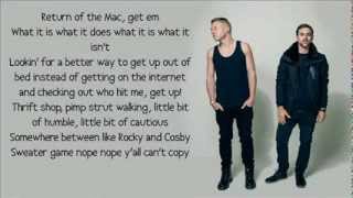 Macklemore &amp; Ryan Lewis feat. Ray Dalton - Can&#39;t Hold Us lyrics