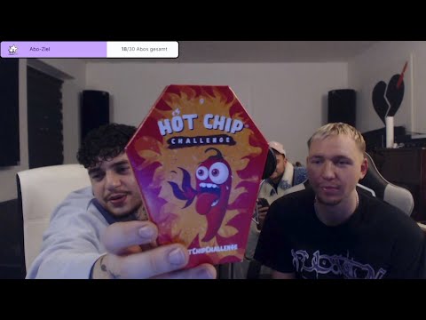 HOT CHIP CHALLENGE MIT LULU - DENINHO STREAM HIGHLIGHTS