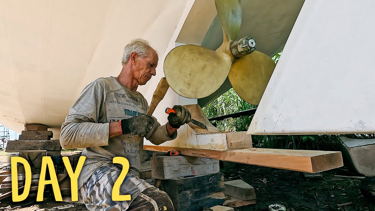 Extending our keel for safety reasons (daily episode #2) — Sailing Yabá 170