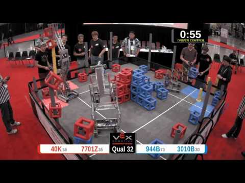 2015 VRC Sci Q32 - 40K 7701Z vs 944B 3010B - 65 to 25 - VEX Worlds 2015 - Science Division