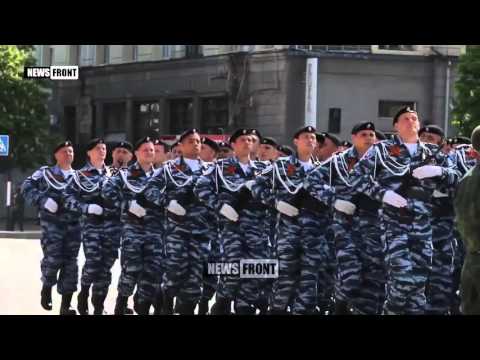 Lugansk. Generalprobe für die Siegesparade 2016