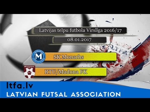 SK Monarhs - RTU/Madona FK [LTFA VIRSLĪGA 2016/17 | Highest Division [Highlights]