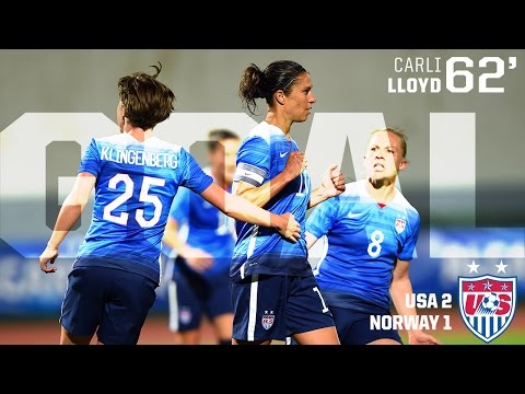 WNT vs. Norway: Carli Lloyd Second Goal - March 4, 2015