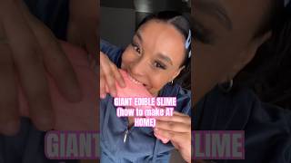EDIBLE SLIME (how to make AT HOME diy tut) #edibleslime #slimetutorial #slime #slimevideo