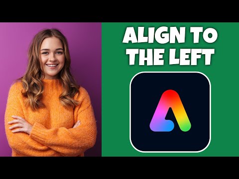 How To Align Text To The Left In Adobe Express | Adobe Express Tutorial