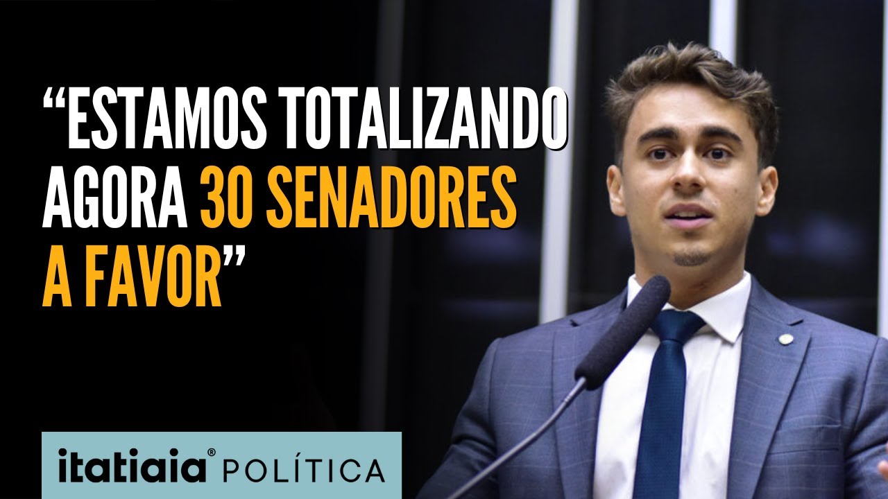 NIKOLAS FERREIRA ATUALIZA 'PLACAR DO IMPEACHMENT' DE MORAES: 'MAIS OITO SENADORES A FAVOR'