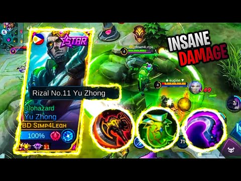 YU ZHONG BEST BUILD AND EMBLEM SET 2021 (MUST WATCH)