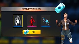 ONLY 10 CARDS 🎁 EVA GOT 😱 FREE ITEMS 🔥 FREE FIRE