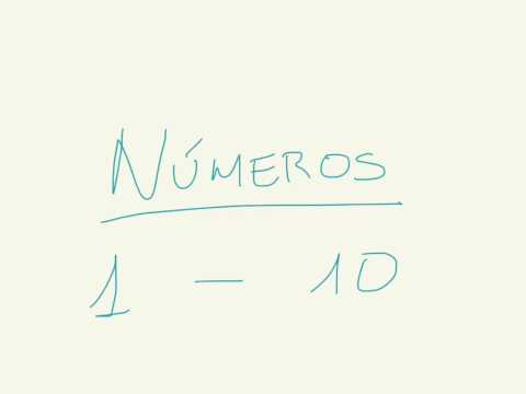 Clase de Sueco - números del 1 al 10