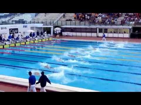 Campionati Italiani Estivi 2015-Finale 50 farfalla Maschi Cadetti