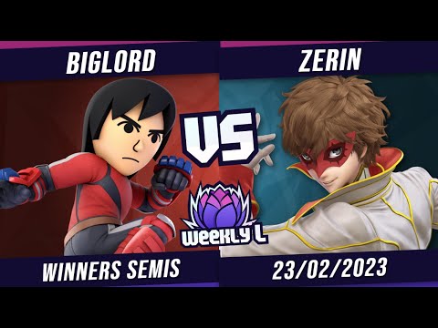 Weekly L #53! - Winners Semi-Final - BigLord (Mii Brawler) vs Zerin (Joker)