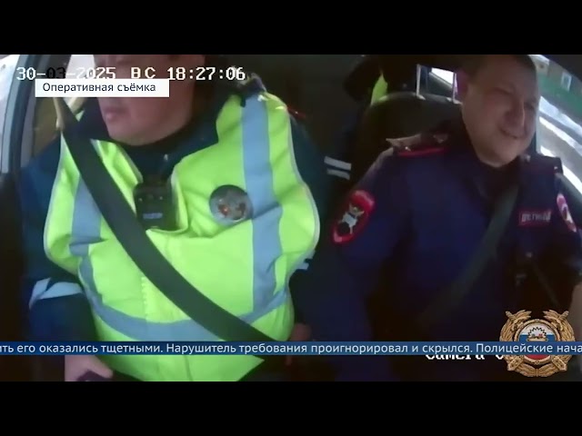 В Боханском районе водитель съехал в реку, пытаясь скрыться от полиции