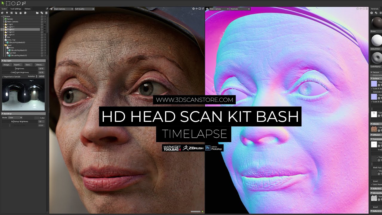 Scan Store HD Head - Kit Bash