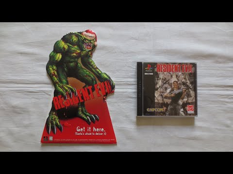 Retro Video Game Promo Collection (PART 127) - Resident Evil "Christmas Hunter" Standee (Capcom,PS1)
