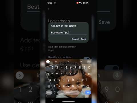 How to Show Name (&Number) on Lock Screen in Google Pixel |Pixel 7 Pro, 7, 7a, 6 Pro, 6, 6a #shorts
