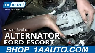 How to Replace Alternator 98-03 Ford Escort
