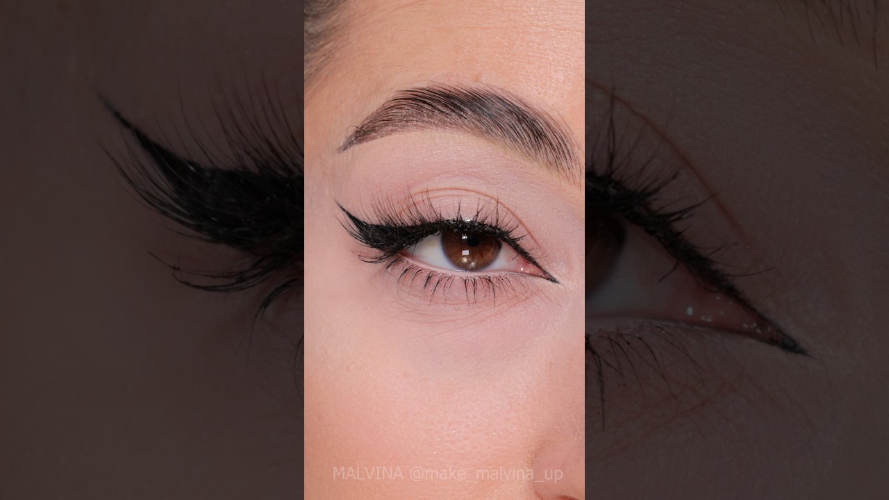 Master your eyeliner with this technique 🏆#eyeliner #eyelinertutorial #makeup #maquillaje #макияж