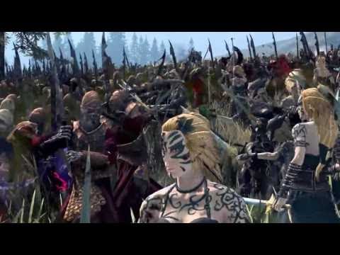 Wardancers Versus GraveGuards - Massive Battle Total War Warhammer