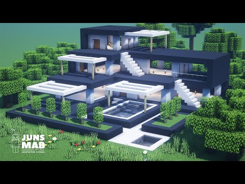 Minecraft Tutorial - CASA BONITA TODA FEITA DE MADEIRA 