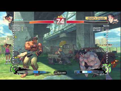 omitsubou [E. Honda] vs. Bot36 [Ryu] - PS3 SSF4 Arcade Edition