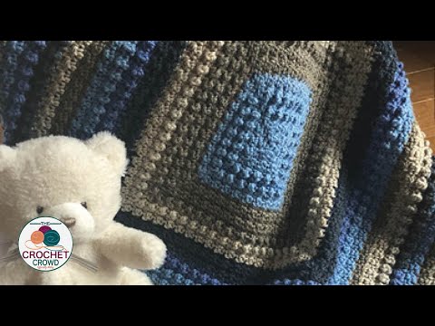 Left Hand Crochet for Beginners Baby Blanket Pattern The Crochet Crowd