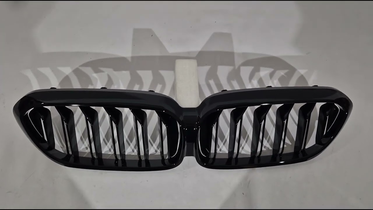 BMW serija 5 G30/G31 2017–2023 Ledvične rešetke M-Look (2017-2020, črna visok sijaj) Video 2