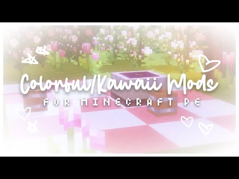 SimplyMiPrii - colorful & kawaii build mods for minecraft pe! ☁️🌸 [best aesthetic mcpe]