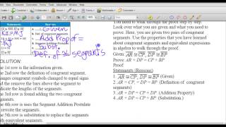 2-7 Proving Segment Relationships
