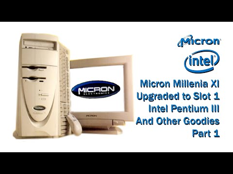 Micron Millennia XI Upgrade to PIII, Windows 98, and Other Goodies Part 1