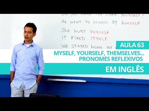 REFLEXIVE PRONOUNS IN ENGLISH - CLASS 63 FOR BEGINNERS - PROFESSOR KENNY