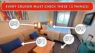 13 Things You MUST Check in ANY Cruise Ship Cabin on Day 1!