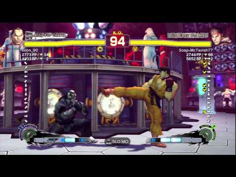 Ixion_90 (Dan) Vs Soap-McTavish77 (Ryu) SSF4 AE Ranked Matches - PSN