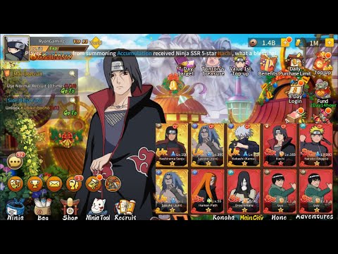 Update Naruto turn Base Battle Konoha Private Server Free Vip13, Hero UR , and More