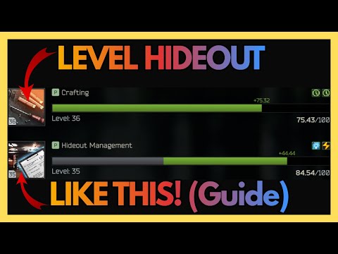 LEVEL UP HIDEOUT SKILLS LIKE THIS IN TARKOV! {Guide}