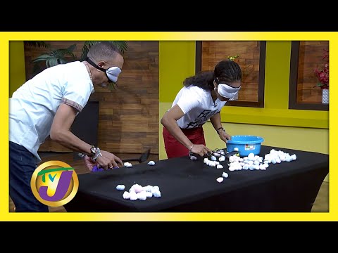 Ping Pong Balls Fast Hands Challenge Neville Bell vs Simone Clarke Cooper January 22 2021